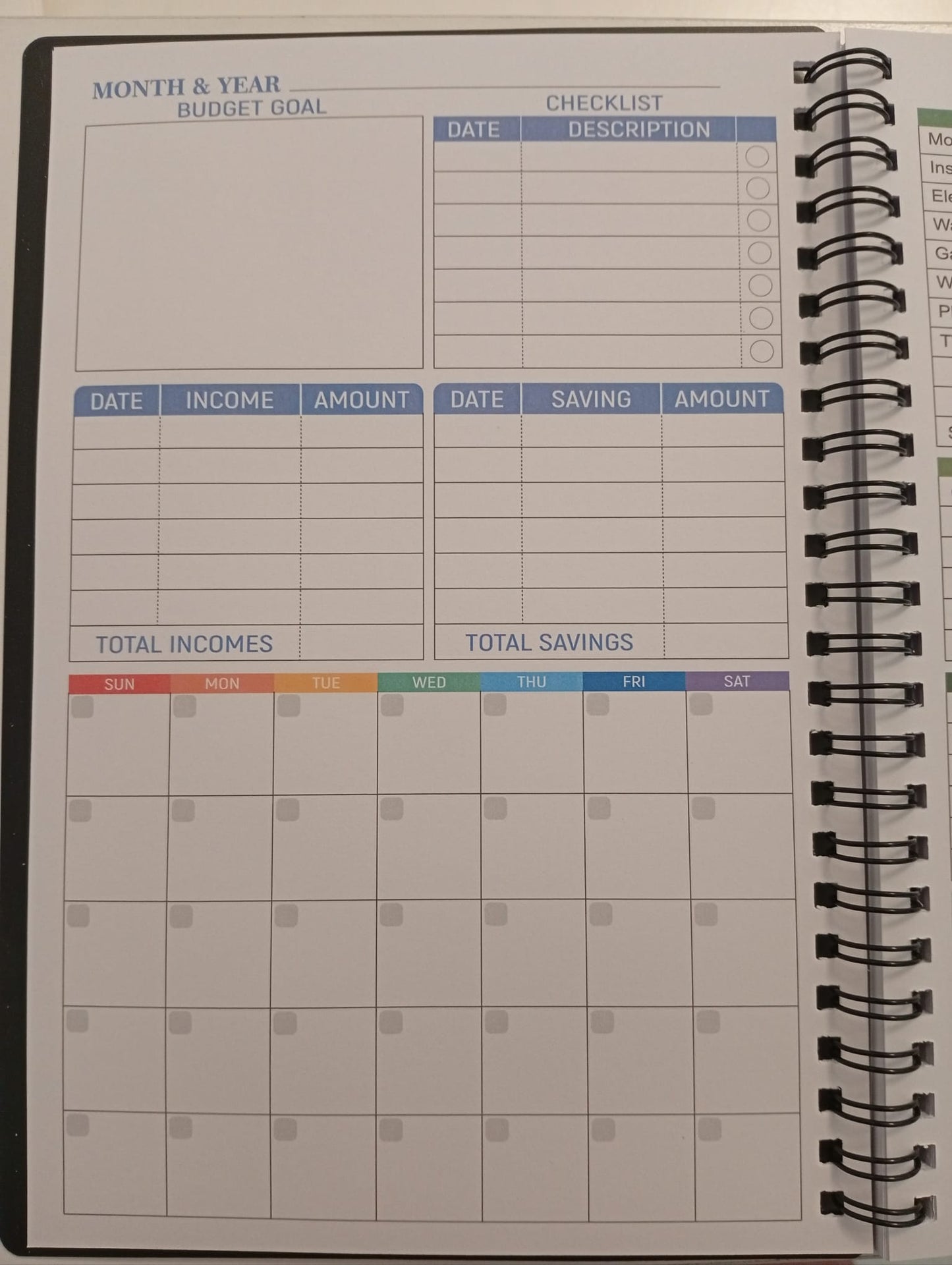Planner Budget