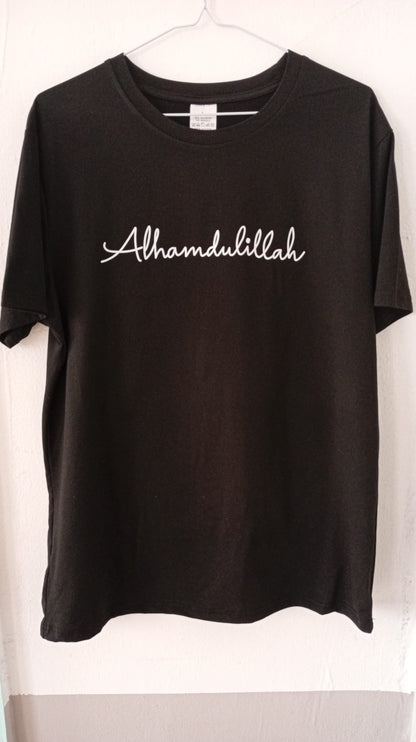 T-shirt witte letters