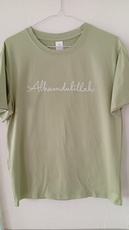 T-shirt witte letters