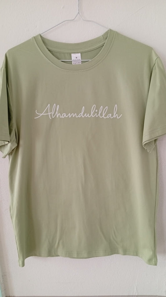 T-shirt witte letters