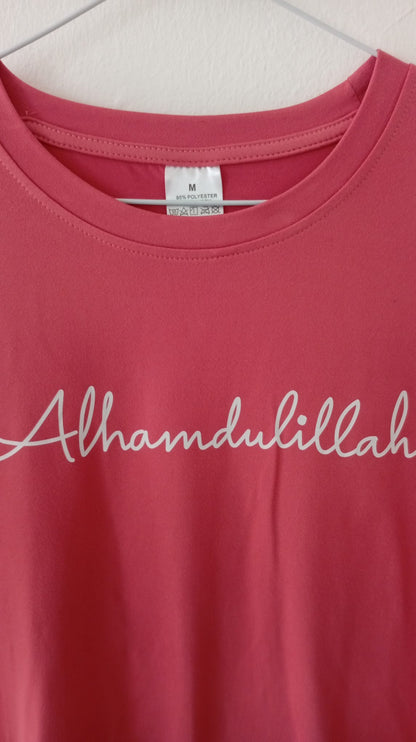 T-shirt witte letters