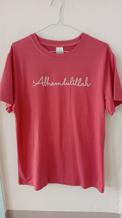 T-shirt witte letters