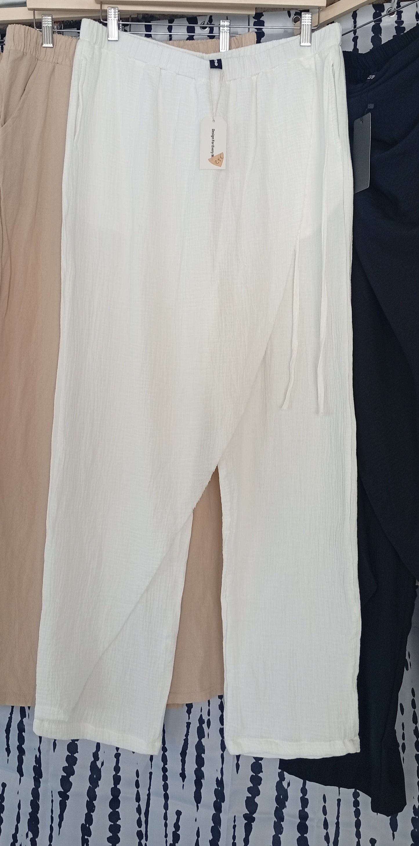 Mannen kledij broek wit