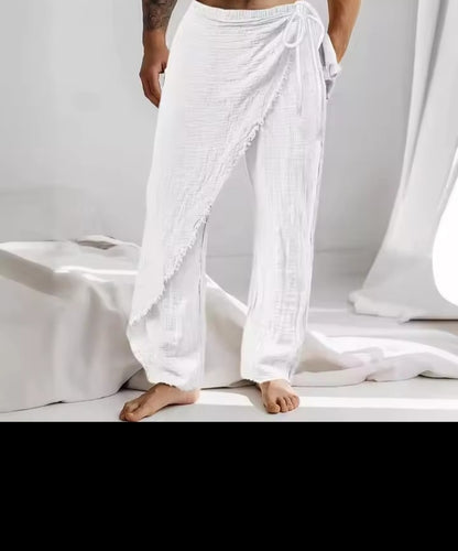 Mannen kledij broek wit